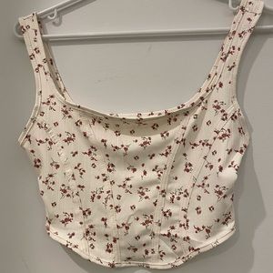 Corset style tank top